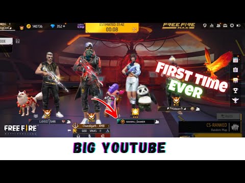 FIRST TIME PLAY WITH BIG YOUTUBERS 😱 THANKS 🙂👍