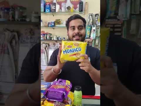 Monaco, Limca Drink, Munch Chocolate, Namkeen & Other Products For Wholesale Market #food #foodie