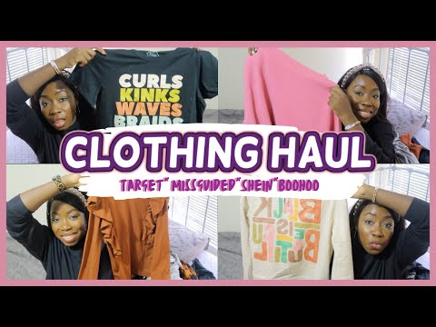 TRYON HAUL| CLOTHING HAUL | LOUNGE WEAR HAUL | BOOHOO SHEIN TARGET MISSGUIDED HAUL|GRACE SONDE