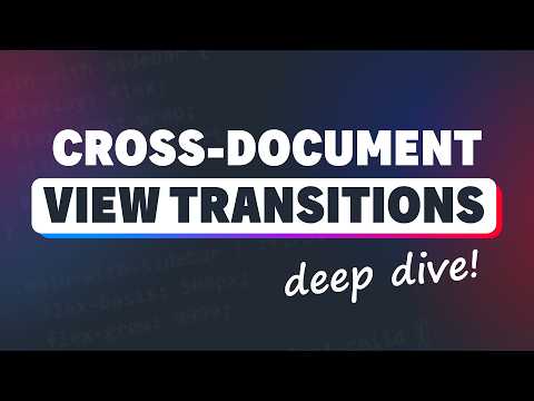 MPA View Transitions deep dive