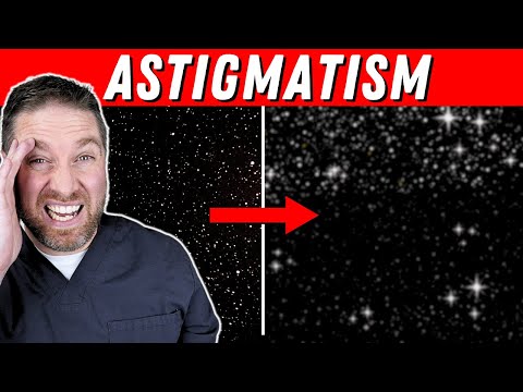 Why Astigmatism Causes Blurry Night Vision (Home Astigmatism Test)