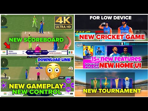 New Cricket Game For Low Device Released Full Review🤯 Download link | New Feature | New Cricket Game