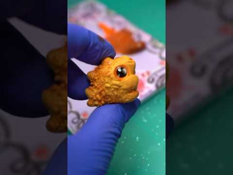 An unhinged attempt to make Dino nuggies #shorts #clay #miniature #nuggets #art #jokes