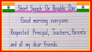 Republic Day Speech 2023 🇮🇳//Short Speech on Republic Day 2023//Republic Day Speech