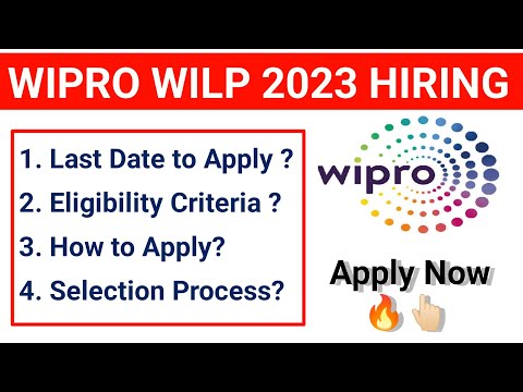 WIPRO WILP HIRING 2023 || Wipro Off Campus Drive 2023 #wipro #jobvacancy