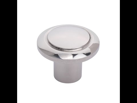 wskart Round Design Knobs for Drawer & Cabinets Set Knob Steel Crome Finish  KB4014S#wskart #knobs