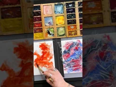 Perfect Textures Every Time: Plastic Wrap Watercolor Tutorial