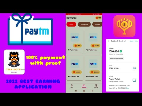 2022 NEW BEST EARNING APPLICATION | #patym | #paytmcash |