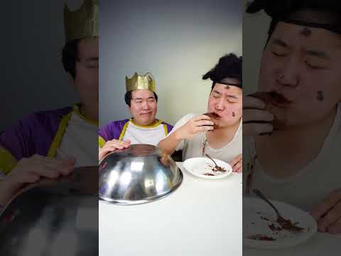 Choose food challenge 😂 Big dessert  VS Small dessert chocolate Mukbang #shorts