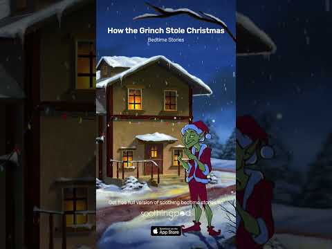 How the Grinch Stole Christmas Sleepy Poem #shorts