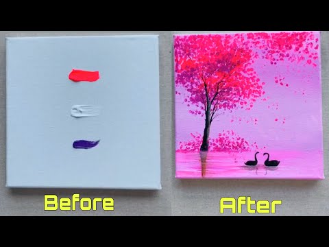 Painting ideas for beginner - acrylic painting ideas