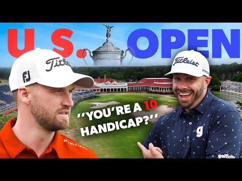 US Open Champ CHALLENGED Me to Break 100 at Pinehurst No. 2