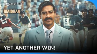 A Win For Team Hyderabad In Maidaan ft. Ajay Devgn | Prime Video India