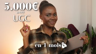 COMMENT J'AI GAGNÉ 5.000€ AVEC LE UGC - gagner de l'argent createur de contenu ugc