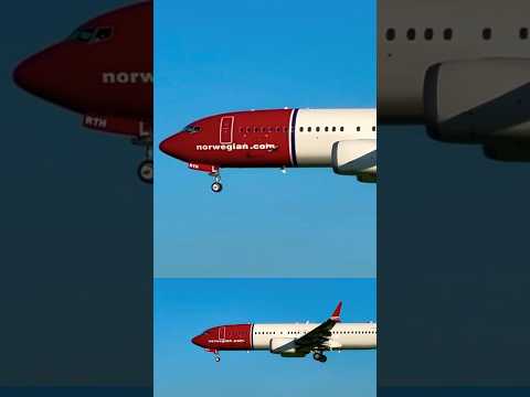 Norwegian landing at Barcelona AirPort #youtubeshorts #remix #aviation #planespotting #shorts #short