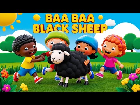 "Baa Baa Black Sheep: The Ultimate Fun Nursery Rhyme Adventure for Kids! 🎶🐑"