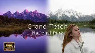 4K｜2023 大提顿国家公园 全美最佳！自驾游全攻略！Photo guide to Grand Teton! 拍照打卡 一日搞定！（English caption）