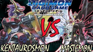 Digimon TCG Kentaurosmon Vs Mastemon Purple Base! - Fight Showcase!