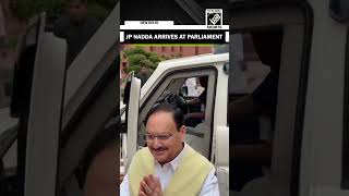 Union Health Minister JP Nadda arrives at Parliament