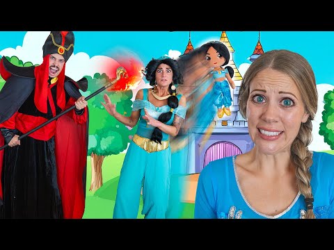 Elsa Uses Her MAGIC Wand to SAVE Jasmine From Jafar!