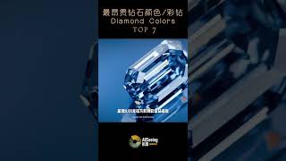 最昂贵的钻石颜色/彩钻 / Expensive Diamond Colors - Blue Diamond / 蓝色钻石 /世界/全球/地球/彩色钻石/稀有/GIA/罕见/宝石/矿/珠宝/奢华/色彩