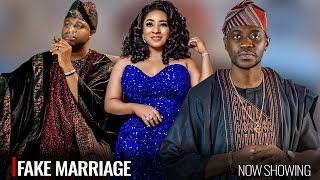 FAKE MARRIAGE - A Nigerian Yoruba Movie Starring - Mide Martins, Lateef Adedimeji, Femi Adebayo