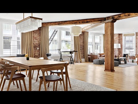 Impeccably Designed 40-Foot Wide SoHo Loft