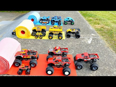 MONSTER JAM | MAX-D | EL TORO LOCO | HOT WHEELS MONSTER TRUCKS | COLOSSAL COLOR SLIDE