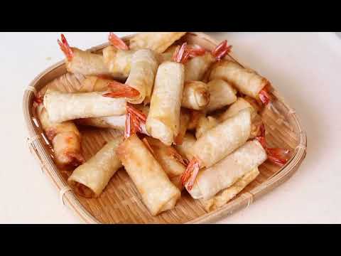 #45 最好吃的炸蝦捲! 酥脆咔滋! 簡單的炸蝦食譜 Best Fried Shrimp Rolls! Crispy! Easy Fried Shrimp Recipe【黃子橙Zicheng】