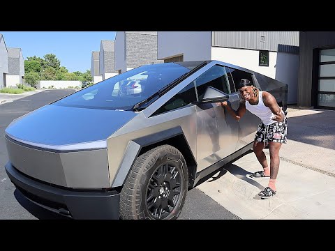 SURPRISING MY BOYFRIEND WITH A NEW TESLA CYBER TRUCK!