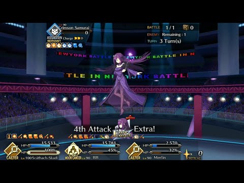 3 Turns Skadi vs Okada Izo - Battle in New York 2020 (FGO NA)