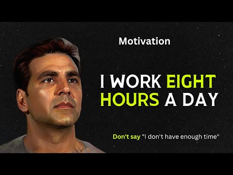 Akshay Kumar Talks about Importance of TIME | Motivational speech | English speech