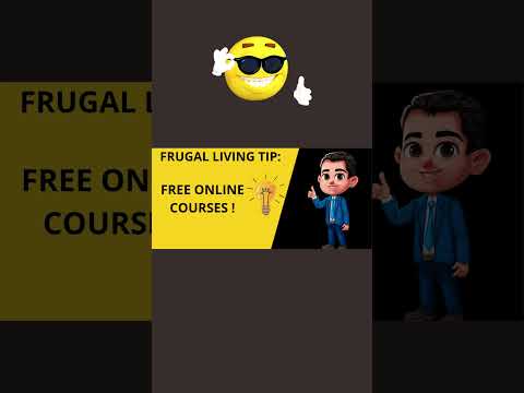 FREE COURSES ! A FRUGAL LIVING TIP  ! 🤩👍SEE THE COMMENTS SECTION.-#shorts  #finance #frugalliving