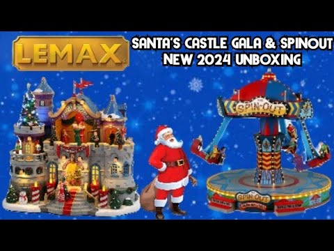 Santa's Castle Gala & The Spin Out NEW Lemax 2024 Unboxing (Must Buys?)