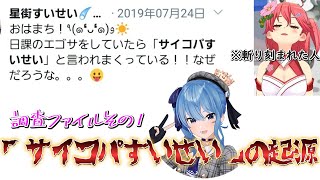 新参と学ぶ「今さら聞けない？！ホロライブ！！！」　part1：「サイコパすいせい」とは?