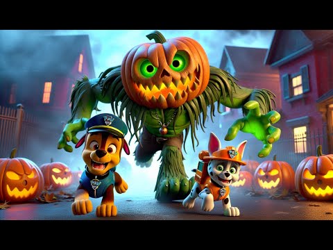 Paw Patrol Ultimate Rescue | CHASE x MARSHALL's Halloween Night | Very Funny Story | Rainbow 3