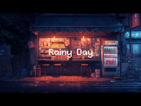 A Peaceful Rainy Day 🌧️ 90's Lofi City 🎵 Chill Lofi Beats & Rain Sounds