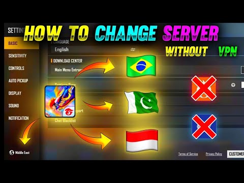 How to change server in free fire without VPN || Bina VPN ke free fire ka server change kaise kare.