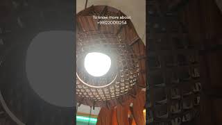 Bird Cage CNC cutting Ceiling hanging light design