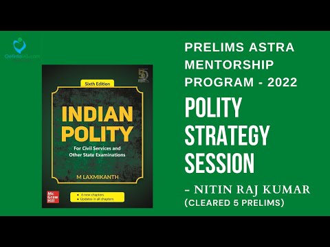 Polity Strategy Session - Prelims Astra Mentorship Program 2022 | GetintoIAS