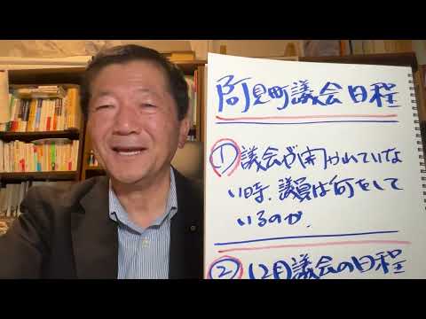 阿見町議会の日程　241112 #茨城県　#阿見町　#海野隆　#れいわ新選組　#阿見町議会