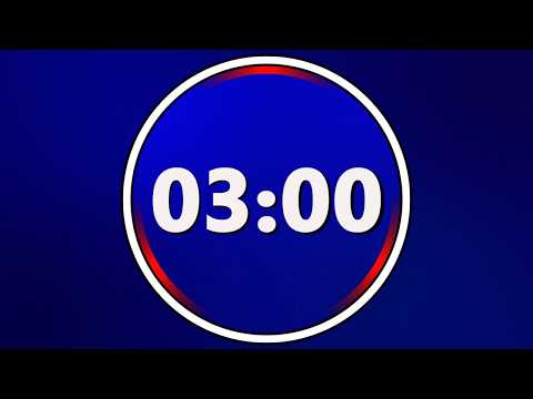 COUNTDOWN TIMER 1 min ( v 681 ) 60 sec with sound music effects 4K