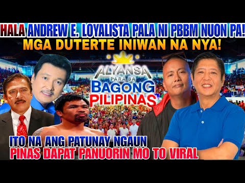 HALA ANDREW E. INIWAN NA SI SARA PBBM LOYALIST PALA! MGA KANDIDATO SA KABILA BUMILI LANG NG SUKA!