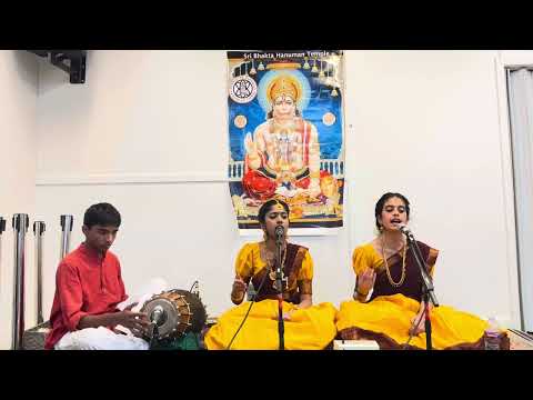 Sri Bhakta Hanuman Temple Performance |Jan-12-2025 | #Nithura Arul & #Sneha Chaithanya