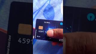 SBI ATM CARD GLOBAL VISA state bank of india