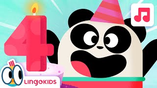 Happy Birthday Song for 4-Year-Olds 🎂4️⃣🎈 Songs for kids | Lingokids