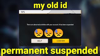 my old free fire ID permanent suspended#idsuspendedfreefire #freefire