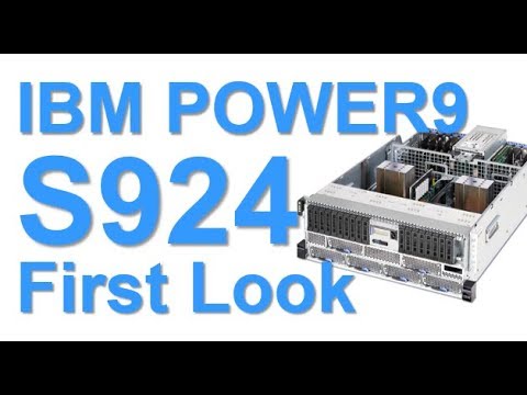 IBM POWER9 Scale-Out S924 First Look