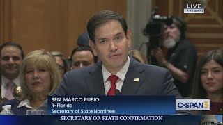 Marco Rubio Senate Confirmation Hearing to be Secretary of State