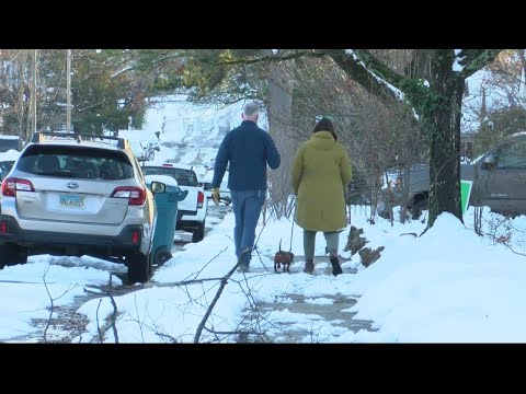 Little Rock streets remain slick after heavy snow